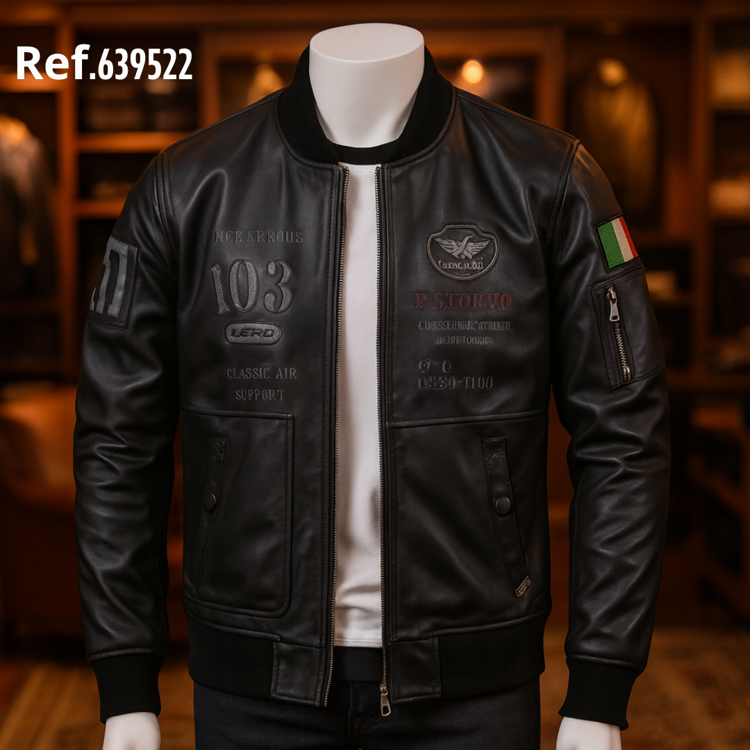 Vista 2 de CHAQUETA ITALIANA - IMPORTADA - COLOR: NEGRO, TALLAS: S